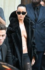 KATY PERRY Arrives at Balenciaga Haute Couture Fashion Show at Paris Fashion Week 06/26/2024