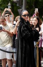 KATY PERRY Arrives at Her Hotel After Balenciaga Fashion Show in Paris 06/26/2024