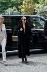 KATY PERRY Arrives at Her Hotel After Balenciaga Fashion Show in Paris 06/26/2024