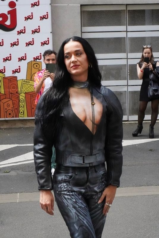 KATY PERRY Arrives at NRJ Radio in Paris 06/25/2024