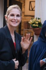 KELLY RYTHERFORD Arrives for Chaumet Jewellery Show in Venice 06/12/2024