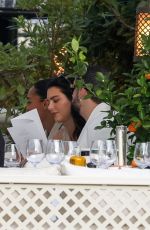 KENDALL JENNER and Bad Bunny at Loulou Restaurant in Paris 06/22/2024