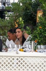 KENDALL JENNER and Bad Bunny at Loulou Restaurant in Paris 06/22/2024