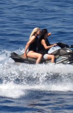KIM KARDASHIAN at a Jet Ski Ride in Greek islands 06/27/2024