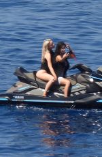 KIM KARDASHIAN at a Jet Ski Ride in Greek islands 06/27/2024