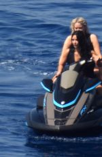 KIM KARDASHIAN at a Jet Ski Ride in Greek islands 06/27/2024