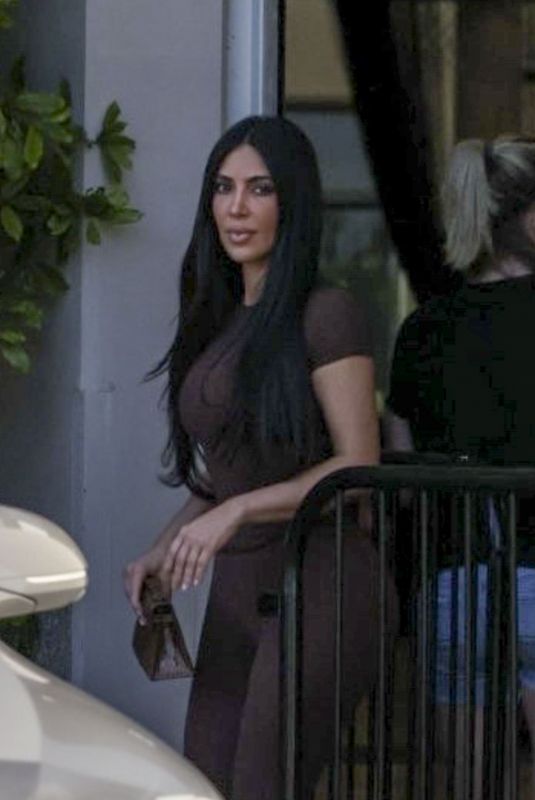 KIM KARDASHIAN at Her Son Basketball Game in Los Angeles 06/21/2024