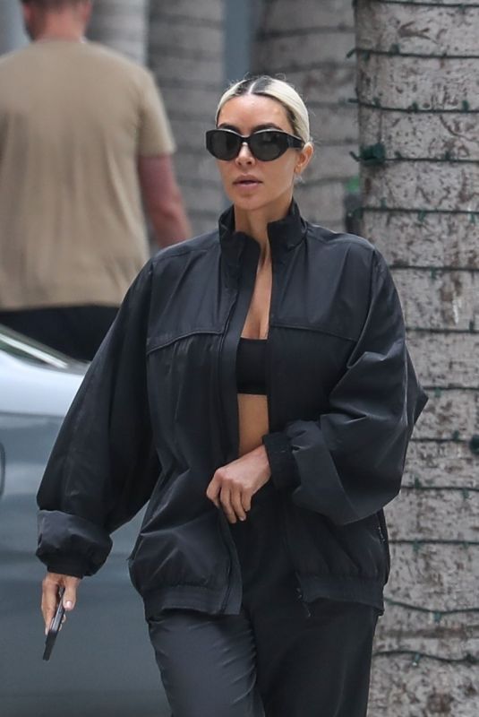 KIM KARDASHIAN Leaves Epione Skin Care Clinic in West Hollywood 06/12/2024