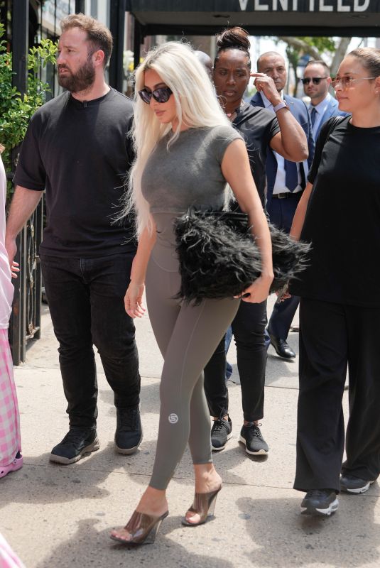 KIM KARDASHIAN Out for a Pedicab Ride in New York 06/15/2024