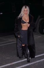 KIM KARDASHIAN Out for Dinner in Beverly Hills 06/12/2024