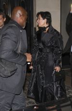 KIRS JENNER and Corey Gamble Leaves Costes Restaurant in Paris 06/16/2024