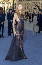 KORNELIA SKI Arrives at Vogue World Paris 2024 at Place Vendome in Paris 06/23/2024