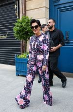 KRIS JENNER Out and About in Paris 06/18/2024