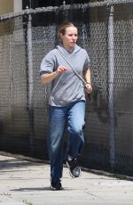 KRISTEN BELL Out for Solo Morning Run in Los Angeles 06/01/2024