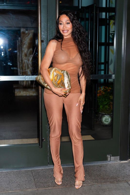 LALA ANTHONY Arrives at Whitby Hotel in New York 06/20/2024