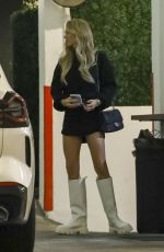 LAURA CREMASCHI Leaves E Baldi Ristorante in Beverly Hills 05/29/2024
