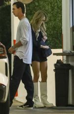 LAURA CREMASCHI Leaves E Baldi Ristorante in Beverly Hills 05/29/2024