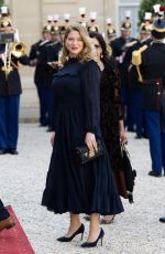 LEA SEYDOUX Arrives Presidential Palace Elysee for an Official State Dinner in Paris 06/08/2024