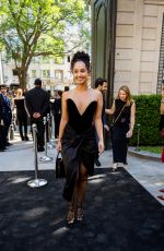 LENA MAHFOUF Arrives at Schiaparelli Haute Couture Fall/Winter 2024-2025 Show at Paris Fashion Week 06/24/2024
