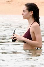 LENI KLUM in Bikini at a Beach in Sardinia 06/20/2024