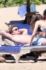 LENI KLUM in Bikini on the Beach in Sardinia 06/26/2024
