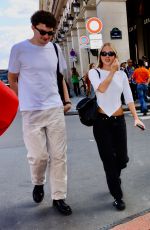 LILA GRACE MOSS Arrives in Paris for Paris Fashion Week 06/22/2024