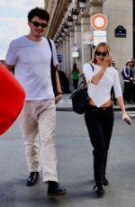LILA GRACE MOSS Arrives in Paris for Paris Fashion Week 06/22/2024