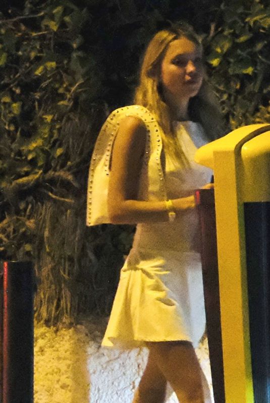 LILA GRACE MOSS Night Out on Her Holidays in Ibiza 06/07/2024