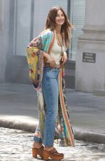 LILY ALDRIDGE at a Photoshoot in New York 06/13/2024
