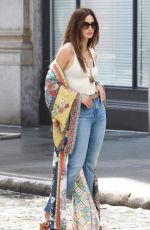 LILY ALDRIDGE at a Photoshoot in New York 06/13/2024