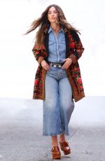 LILY ALDRIDGE in Denims at a Photoshoot in Manhattan 06/13/2024