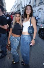 LILY CHEE Arrives at AWGE Fashion Show in Paris 06/21/2024