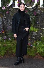 LILY COLLINS at Dior Cruise 2025 Fashion Show in Crieff 06/03/2024