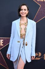 LILY COLLINS at Maxxxine Premiere at TCL Chinese Theatre in Hollywood 06/24/2024