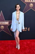 LILY COLLINS at Maxxxine Premiere at TCL Chinese Theatre in Hollywood 06/24/2024