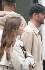 LILY COLLINS Out for Dinner in London 06/04/2024