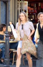 LILY-ROSE DEPP Out Shopping with Friends in Marais District 06/10/2024