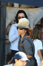LINDA PERRY and SARA GILBERT Shopping at Farmers Market in Studio City 06/16/2024