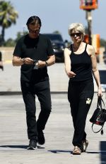 LISA RINNA and Harry Hamlin at Westfield Mall in Sherman Oakes 06/29/2024