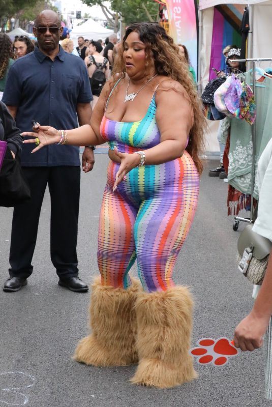 LIZZO Out at West Hollywood Pride Parade 06/02/2024