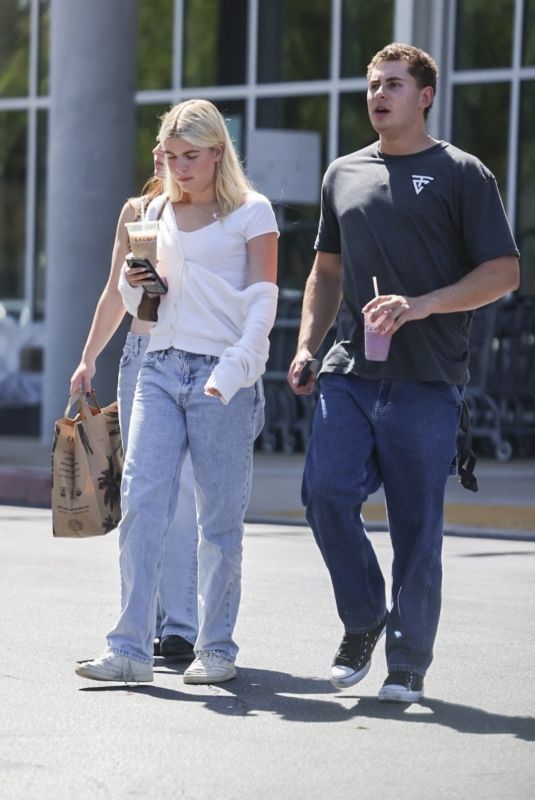 LOLA SHEEN Out with a Friends After Having Lunch at Erewhon Market in Los Angeles 06/13/2024