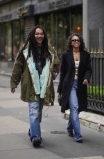LORI HARVEY and Luka Sabbat Out in Paris 06/17/2024