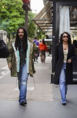 LORI HARVEY and Luka Sabbat Out in Paris 06/17/2024