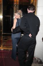 LOTTIE MOSS and DJ Evan Campbell Arrives at Isabel Mayfair in London 06/14/2024