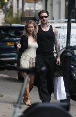 LOTTIE MOSS and DJ Evan Campbell at Granger & Co in Notting Hill 06/17/2024
