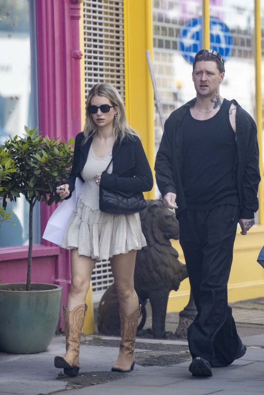 LOTTIE MOSS and DJ Evan Campbell at Granger & Co in Notting Hill 06/17/2024
