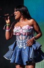 LOUISE REDKNAPP and KELLE BRYAN Performs at Mighty Hoopla in London 06/02/2024
