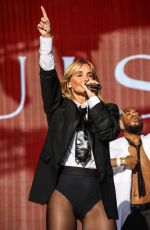 LOUISE REDKNAPP and KELLE BRYAN Performs at Mighty Hoopla in London 06/02/2024