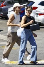 LUCY HALE and a Mysterious Man Leaves Tocaya Restaurant in Studio City 06/29/2024