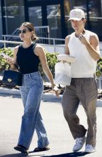 LUCY HALE and a Mysterious Man Leaves Tocaya Restaurant in Studio City 06/29/2024